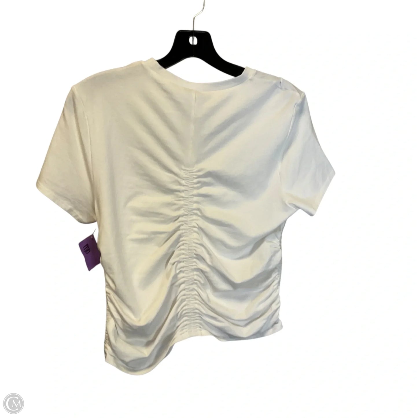 Top Short Sleeve By Divided In White, Size: Xl
