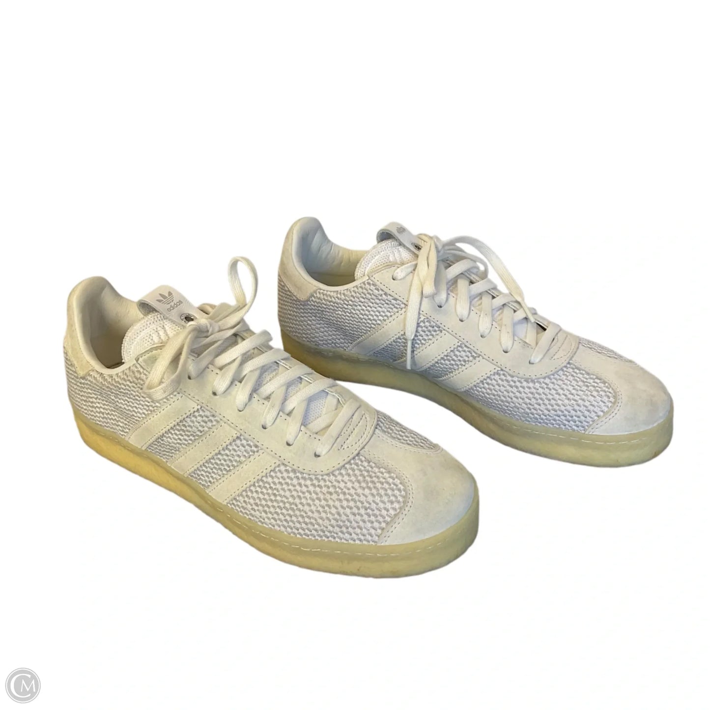 Shoes Athletic By Adidas In White, Size: 7.5