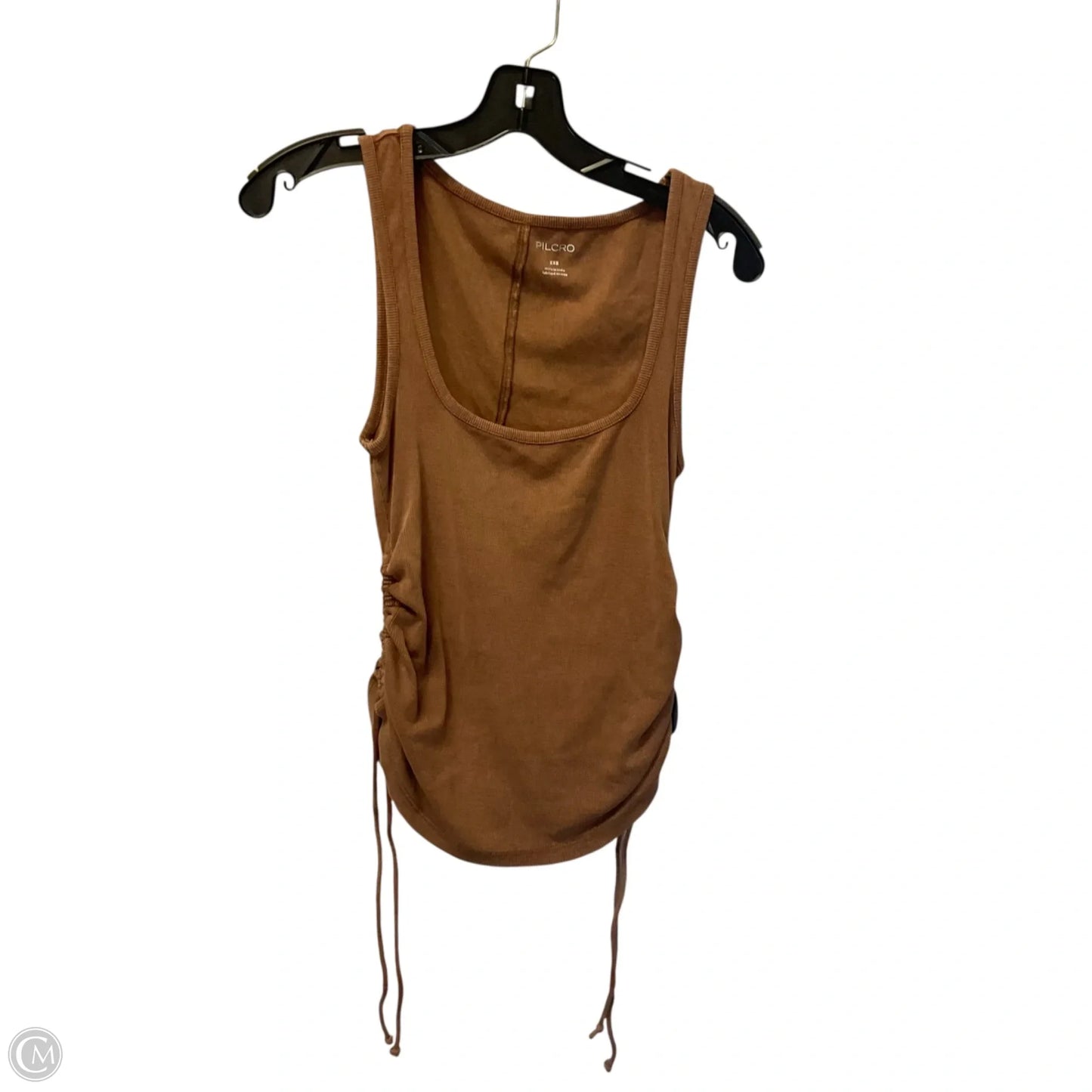 Top Sleeveless Basic By Pilcro In Tan, Size: Xxs