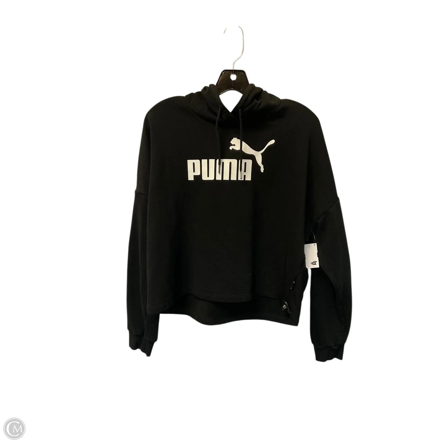 Sweatshirt Hoodie By Puma In Black, Size: Xl