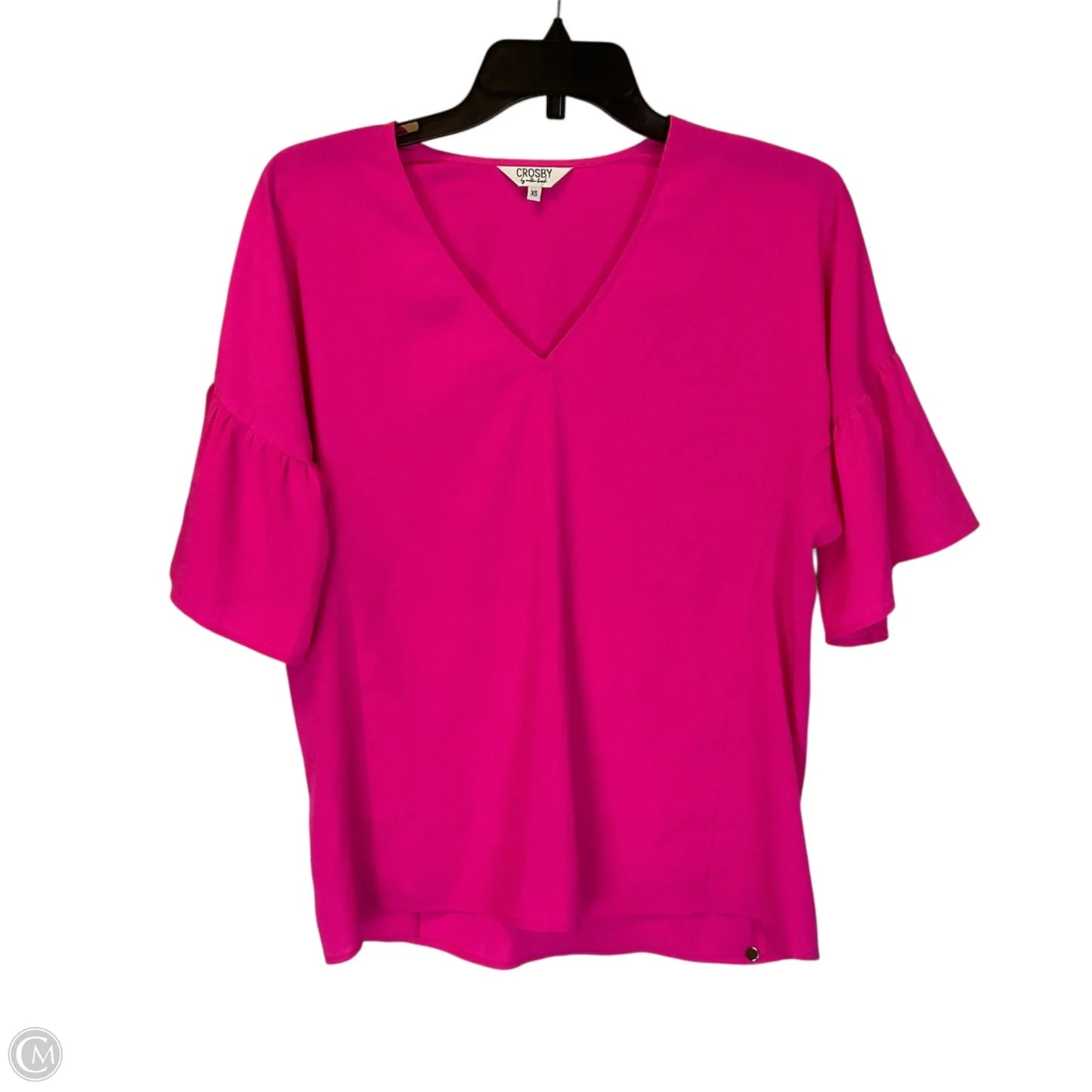 Top Short Sleeve By Crosby In Pink, Size: Xs