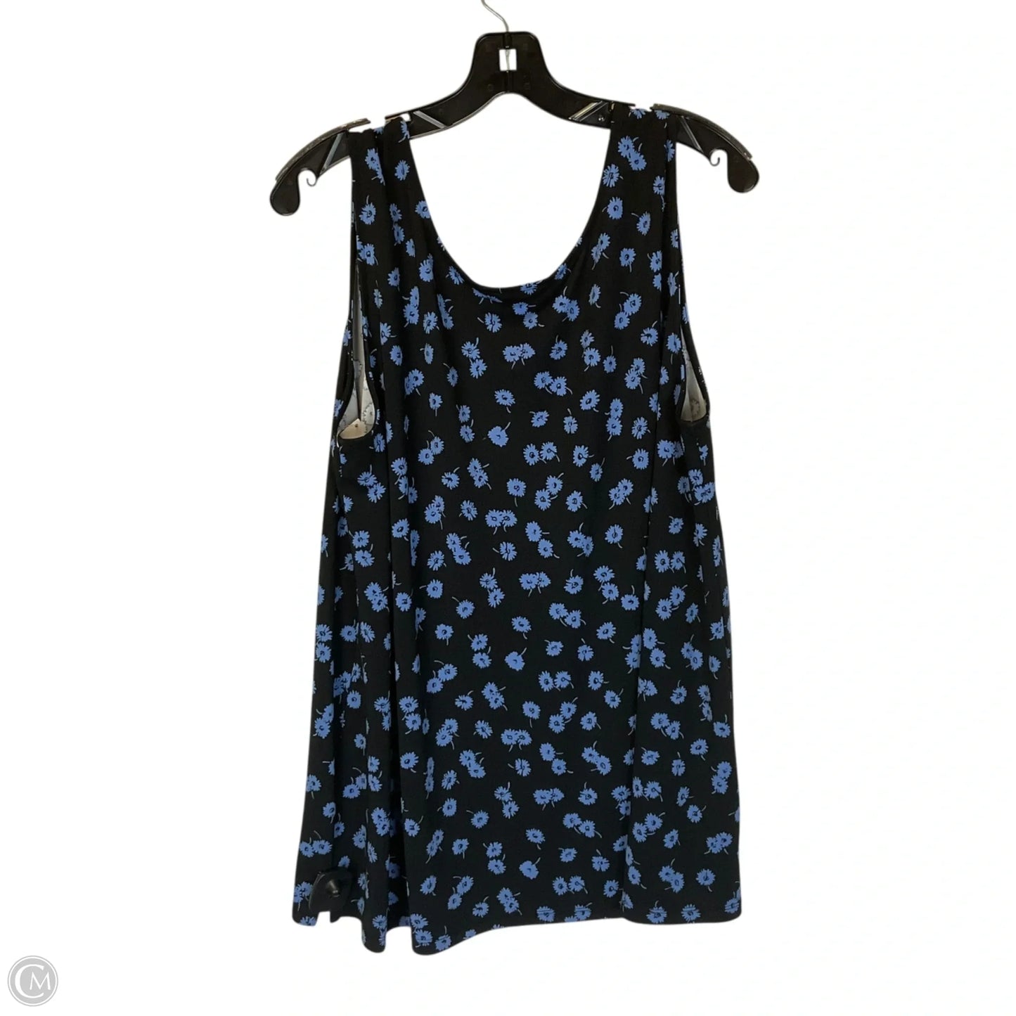 Top Sleeveless By Talbots In Black, Size: 2x