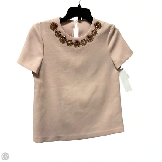 Top Short Sleeve Designer By Kate Spade In Pink, Size: 0