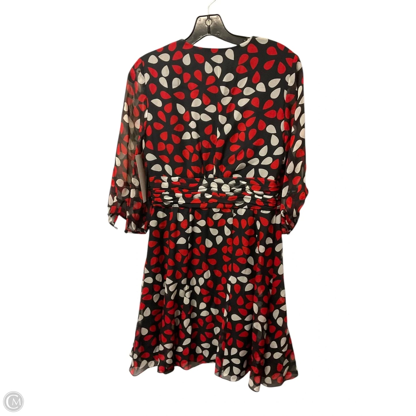 Dress Designer By Diane Von Furstenberg In Black & Red, Size: 2