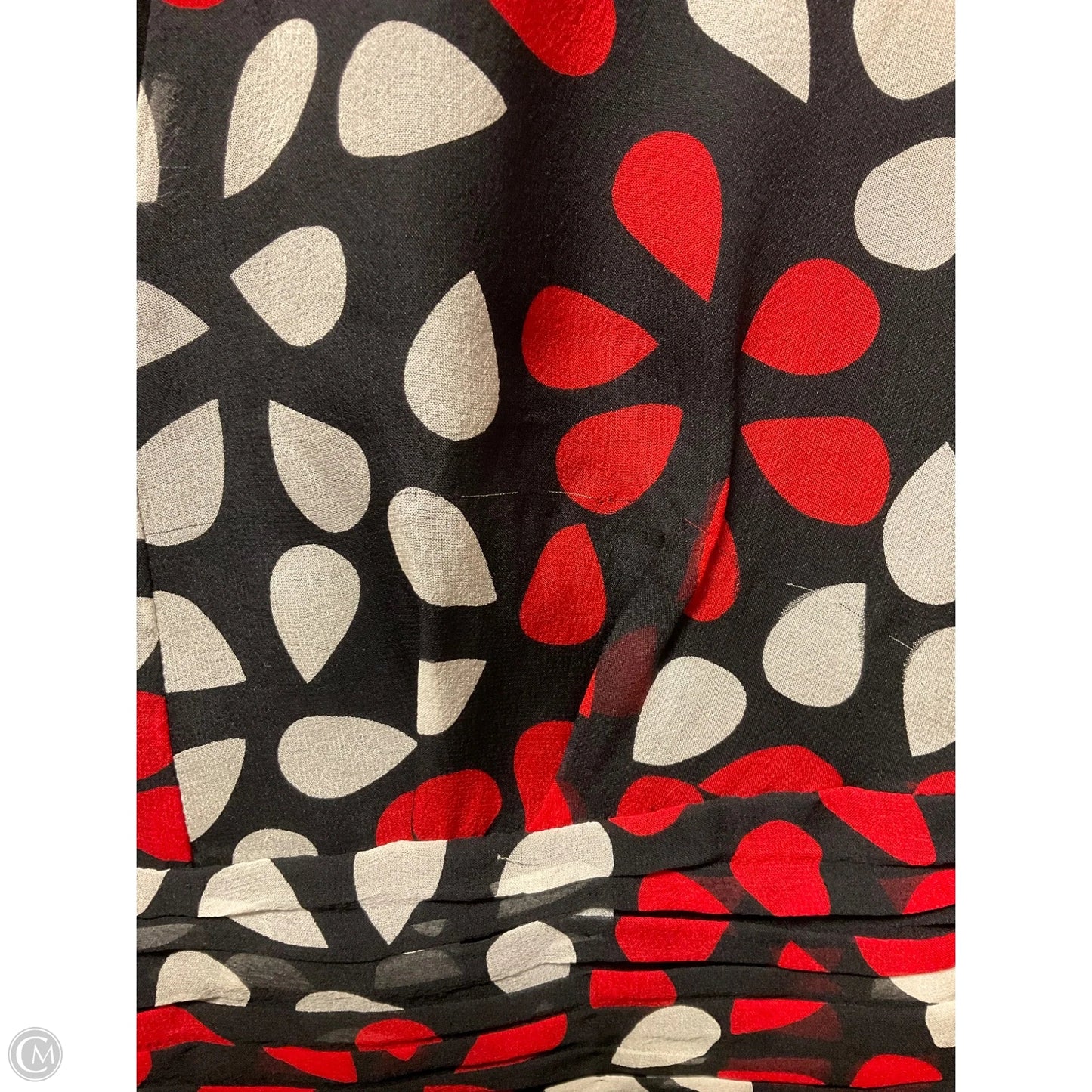 Dress Designer By Diane Von Furstenberg In Black & Red, Size: 2
