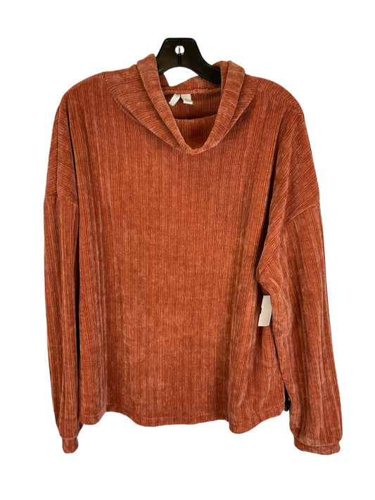 Sweater By Cato In Orange, Size: Xl