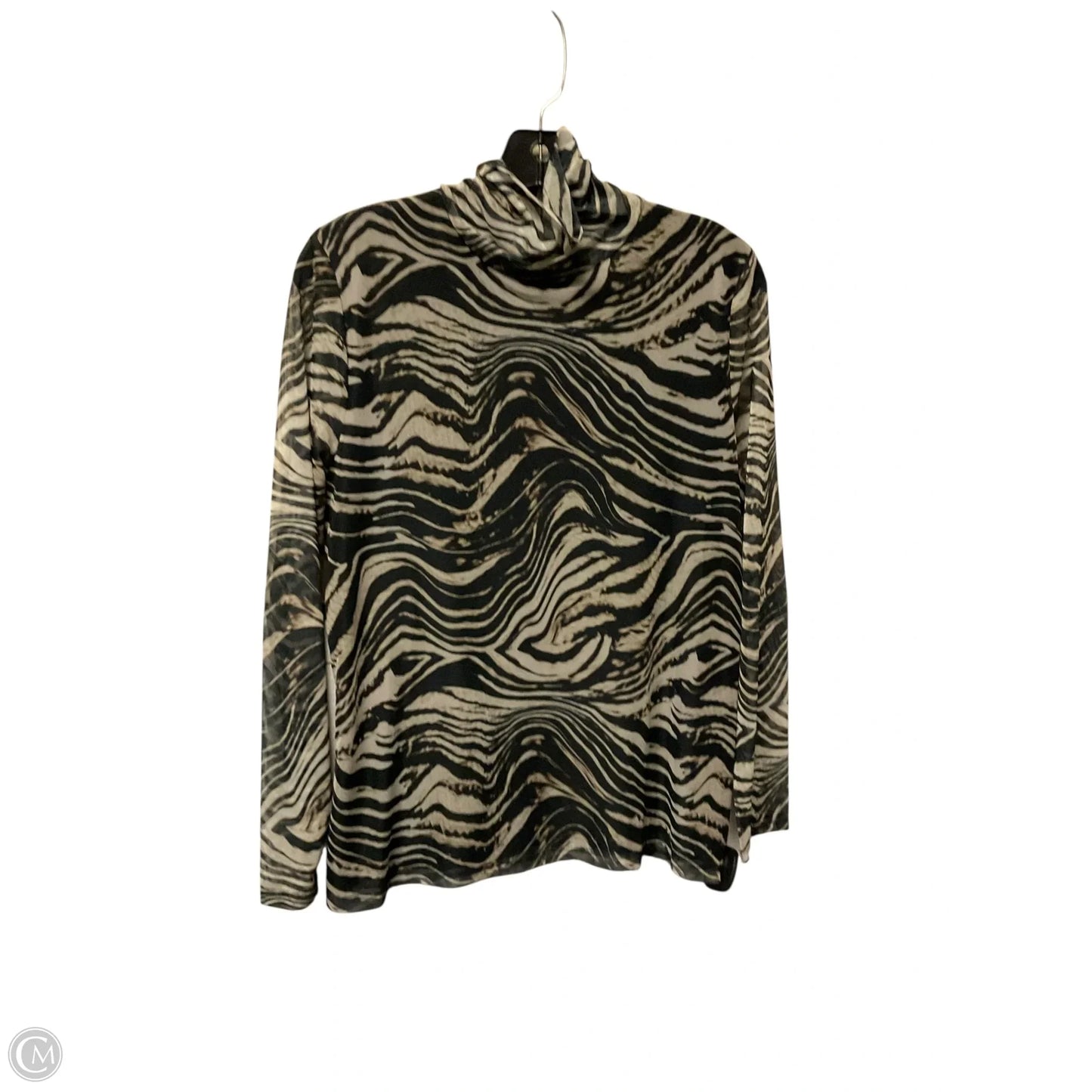 Top Long Sleeve By Rafaella In Tan, Size: L