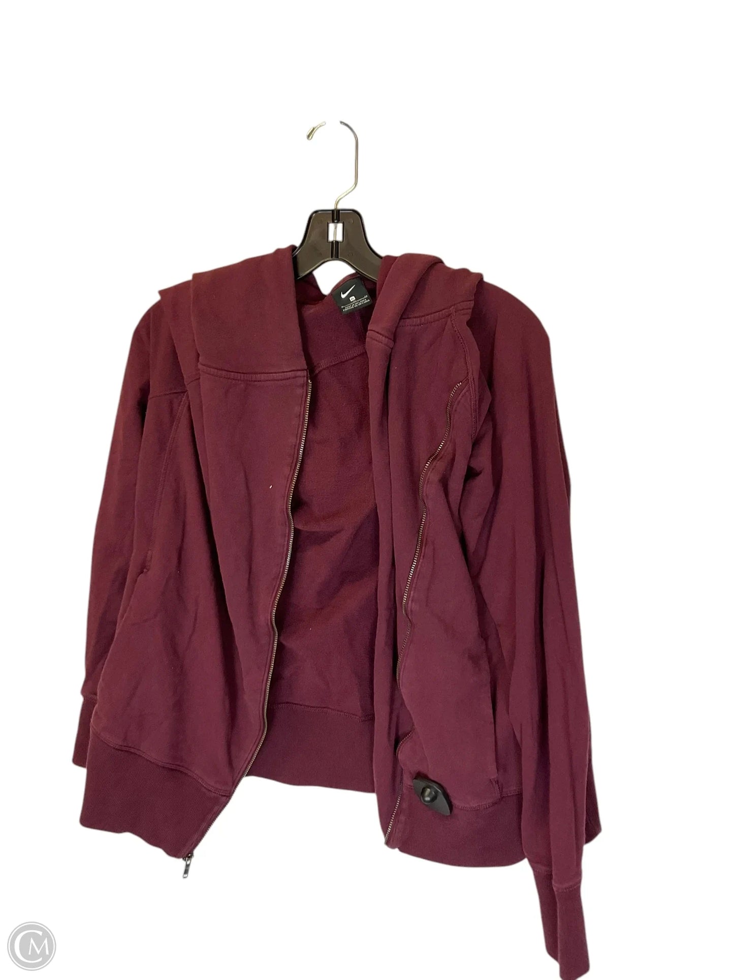 Sweatshirt Hoodie By Nike Apparel In Red, Size: Xl