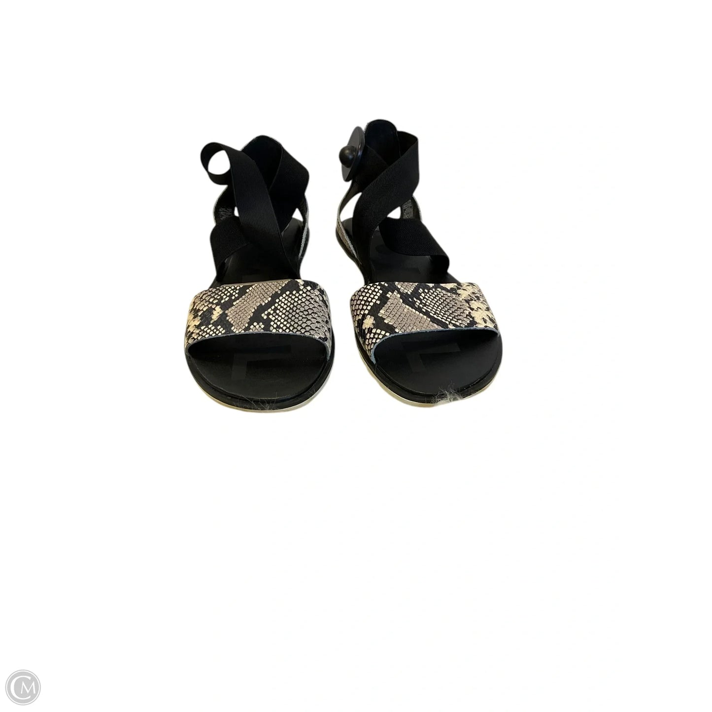 Sandals Flats By Sorel In Snakeskin Print, Size: 10