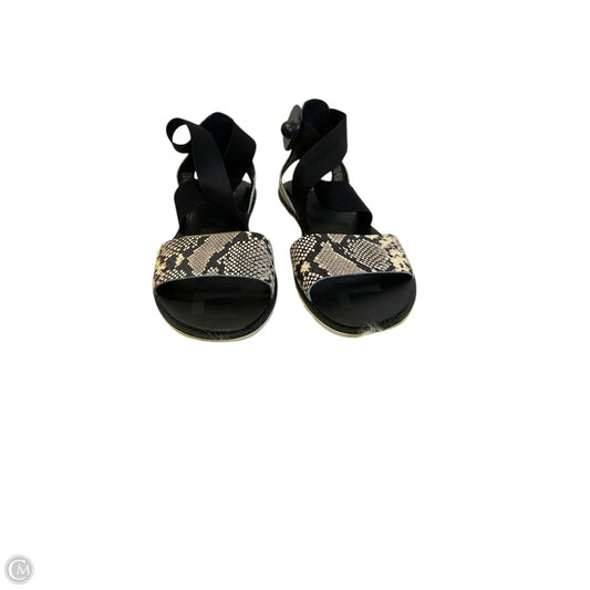 Sandals Flats By Sorel In Snakeskin Print, Size: 10