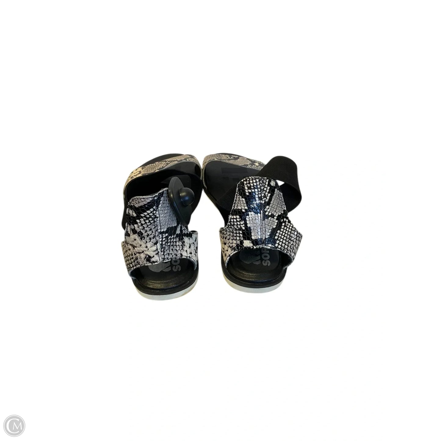 Sandals Flats By Sorel In Snakeskin Print, Size: 10
