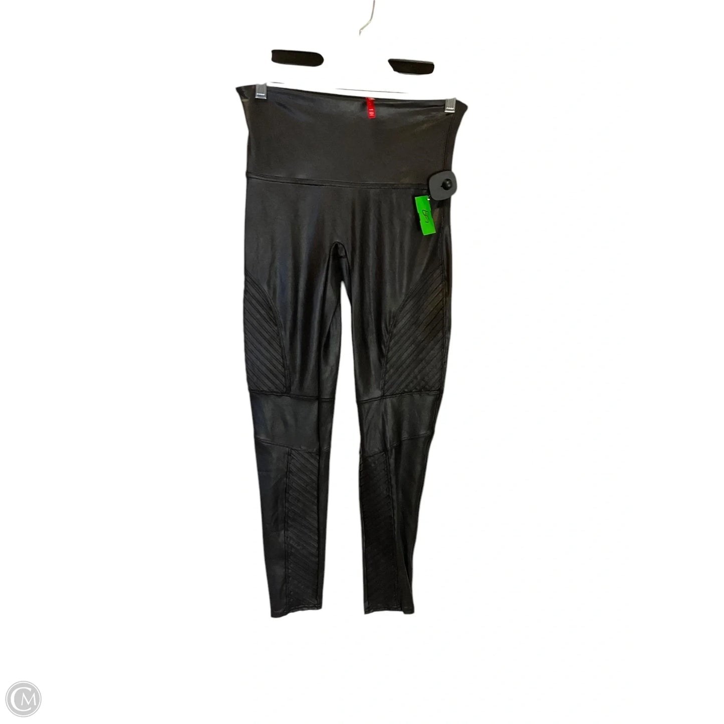 Athletic Leggings By Spanx In Black, Size: L