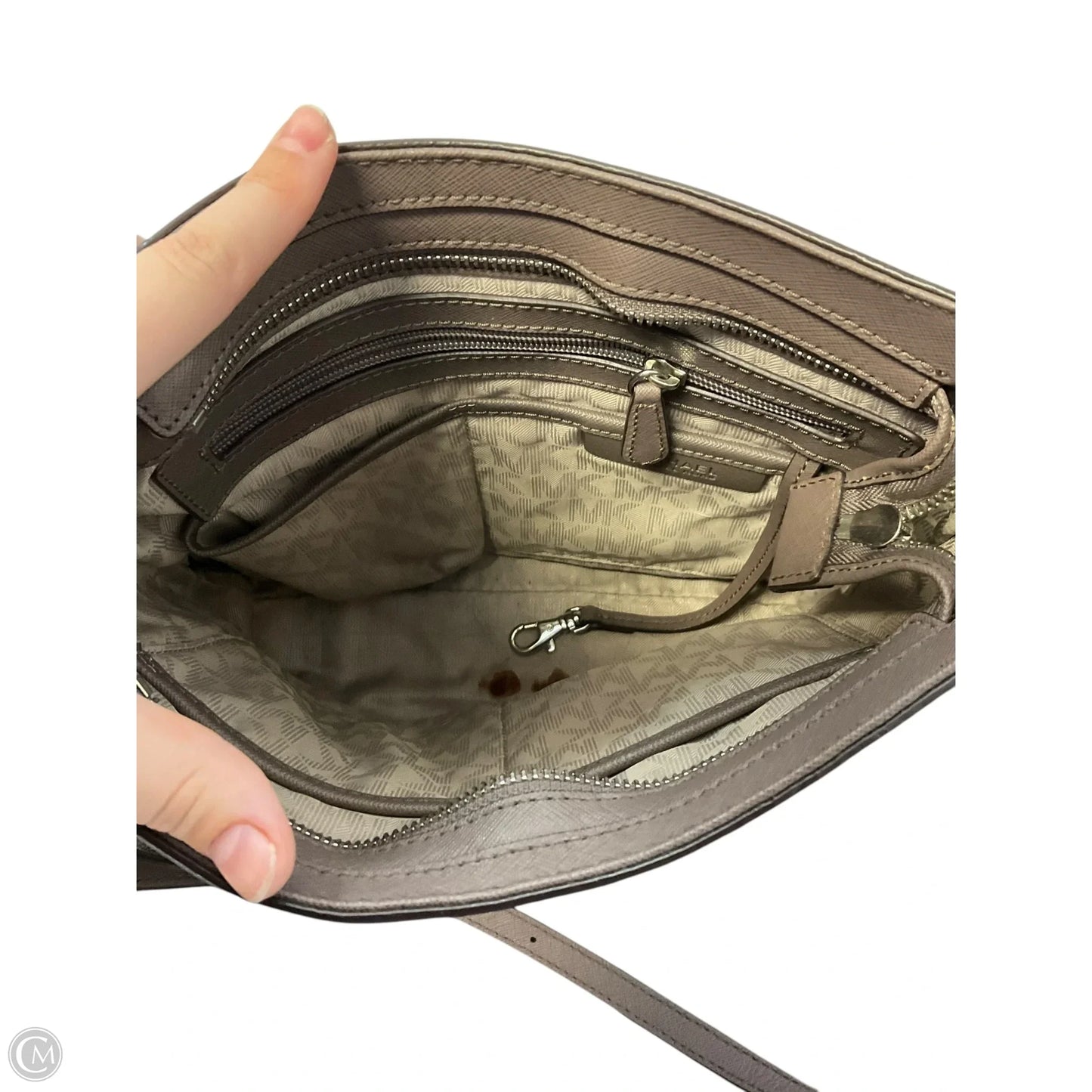 Crossbody Designer By Michael Kors, Size: Medium