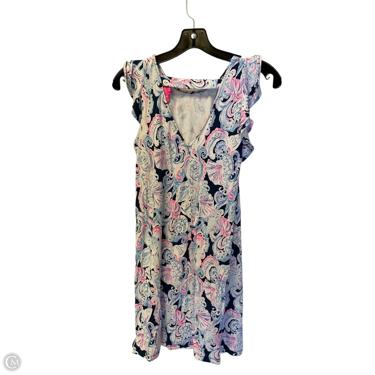 Dress Designer By Lilly Pulitzer In Blue & Pink, Size: Xs