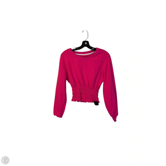 Top Long Sleeve By Maeve In Pink, Size: Xxs
