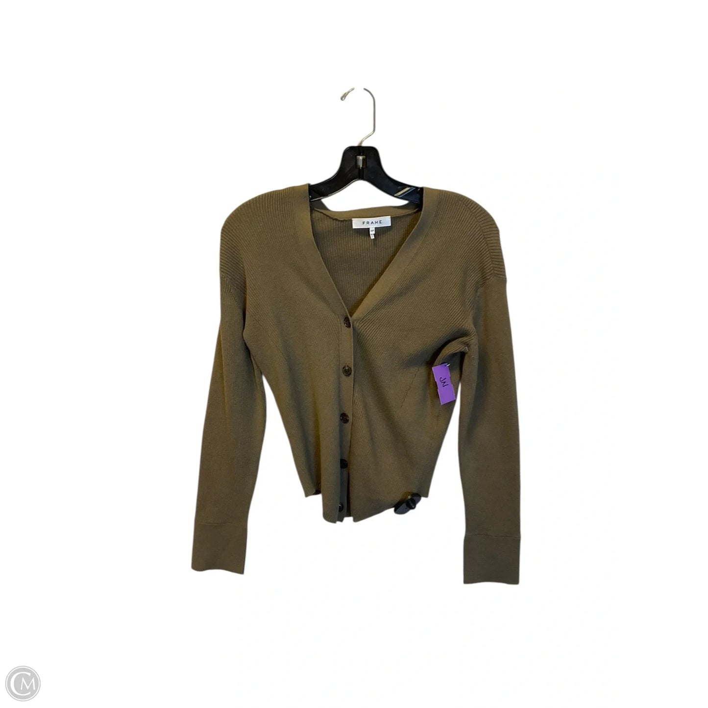 Cardigan By Frame In Brown, Size: S