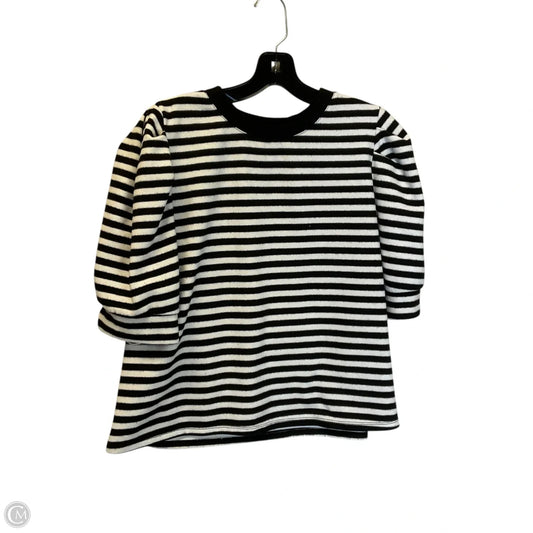 Top Short Sleeve By Who What Wear In Striped Pattern, Size: Xl