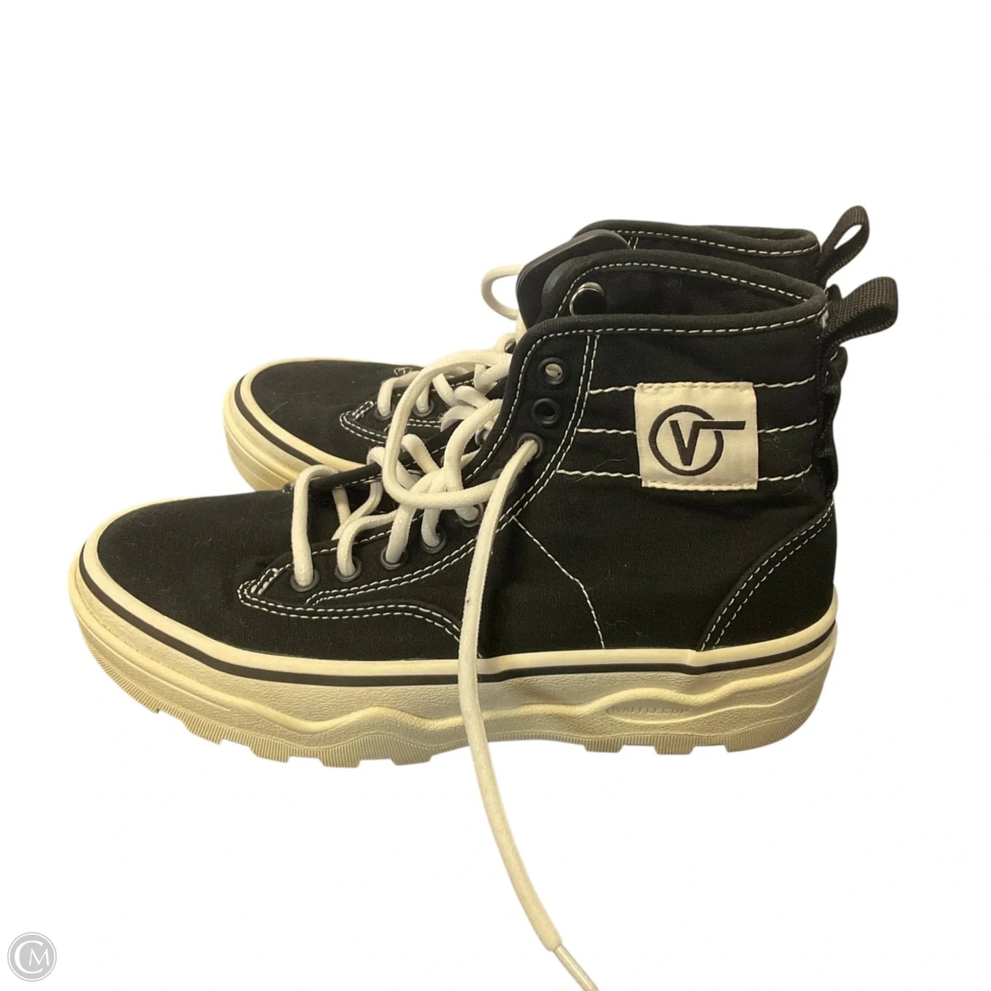 Shoes Sneakers By Vans In Black, Size: 6.5