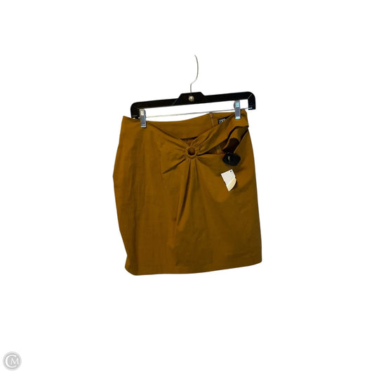 Skirt Mini & Short By Zara In Brown, Size: L