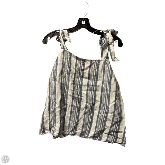 Top Sleeveless By Crown And Ivy In Striped Pattern, Size: Xxl