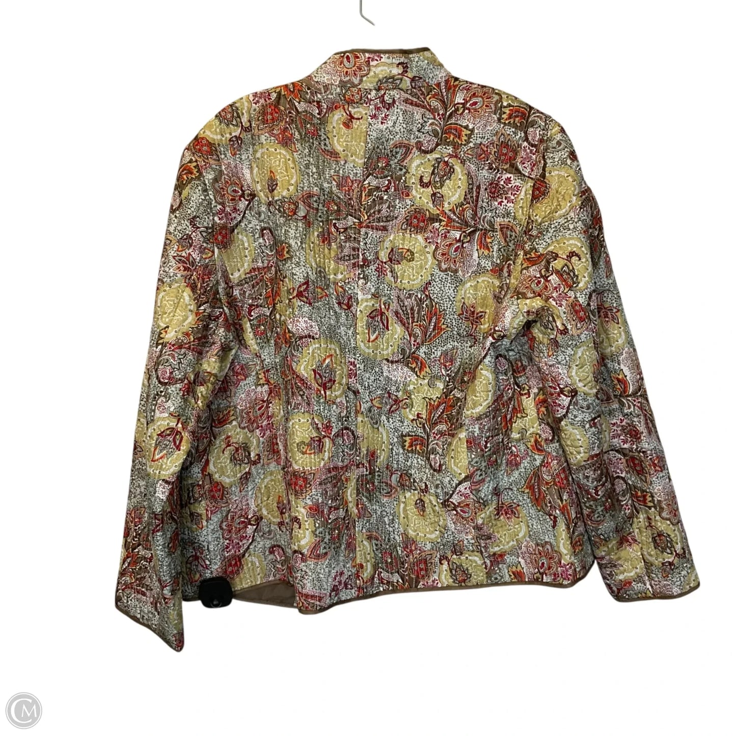 Jacket Puffer & Quilted By Clothes Mentor In Multi-colored, Size: L