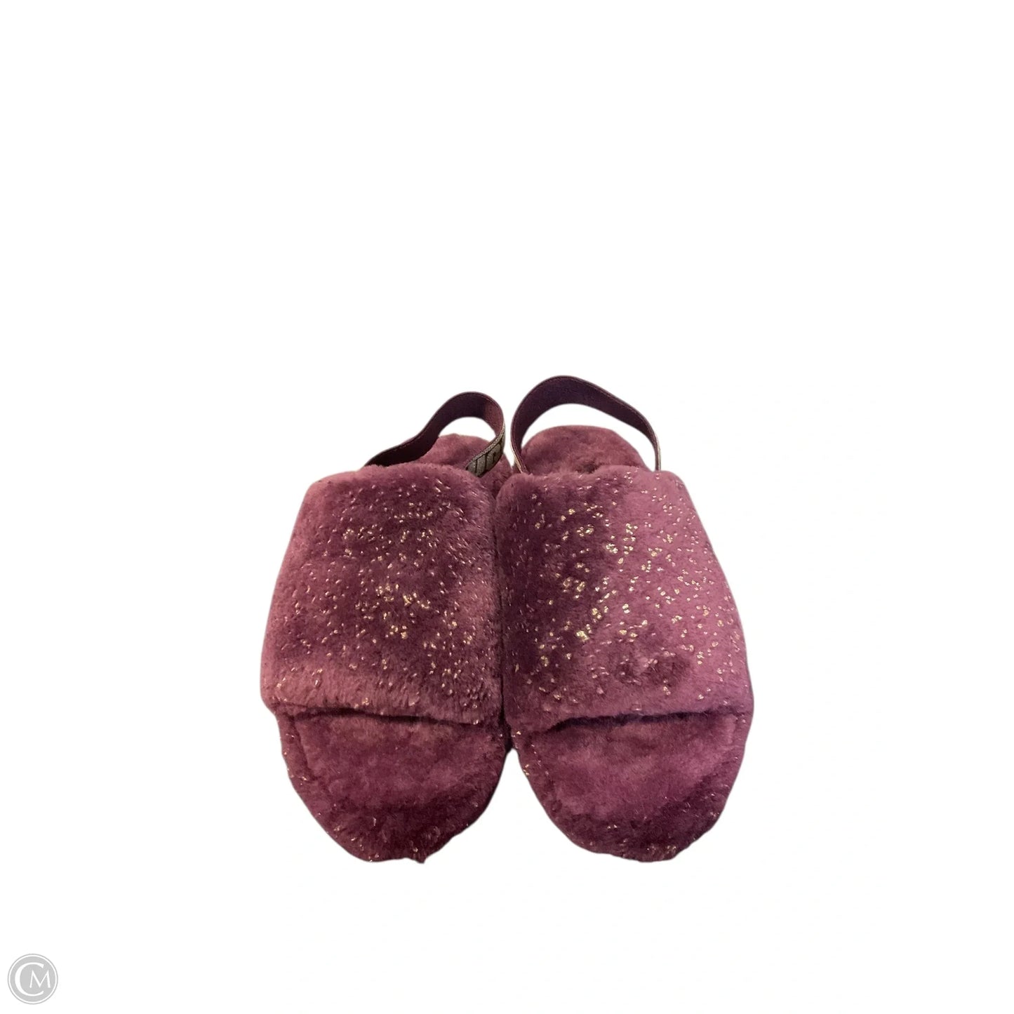 Slippers Designer By Ugg In Purple, Size: 7