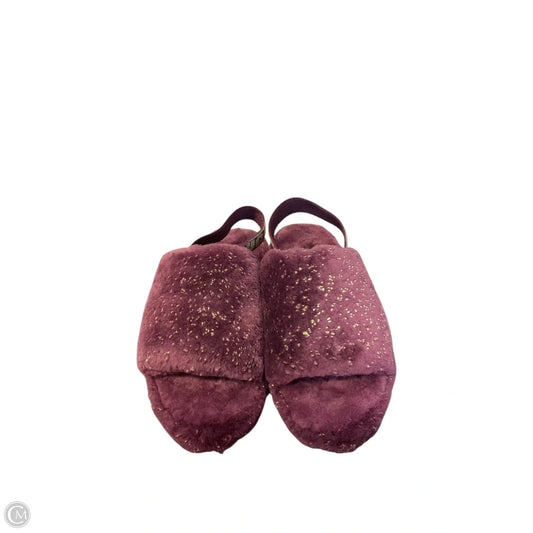 Slippers Designer By Ugg In Purple, Size: 7