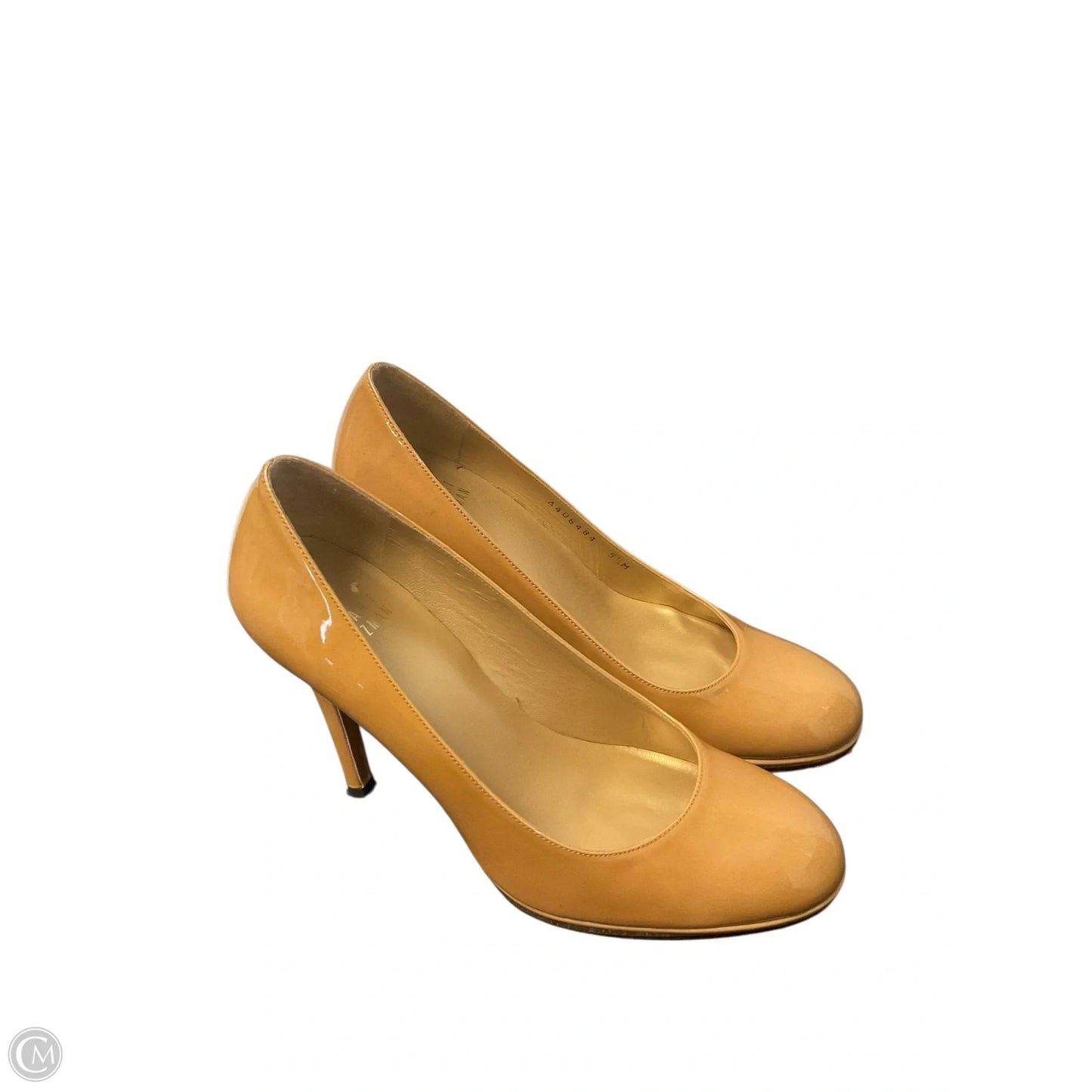 Shoes Designer By Stuart Weitzman In Tan, Size: 5.5