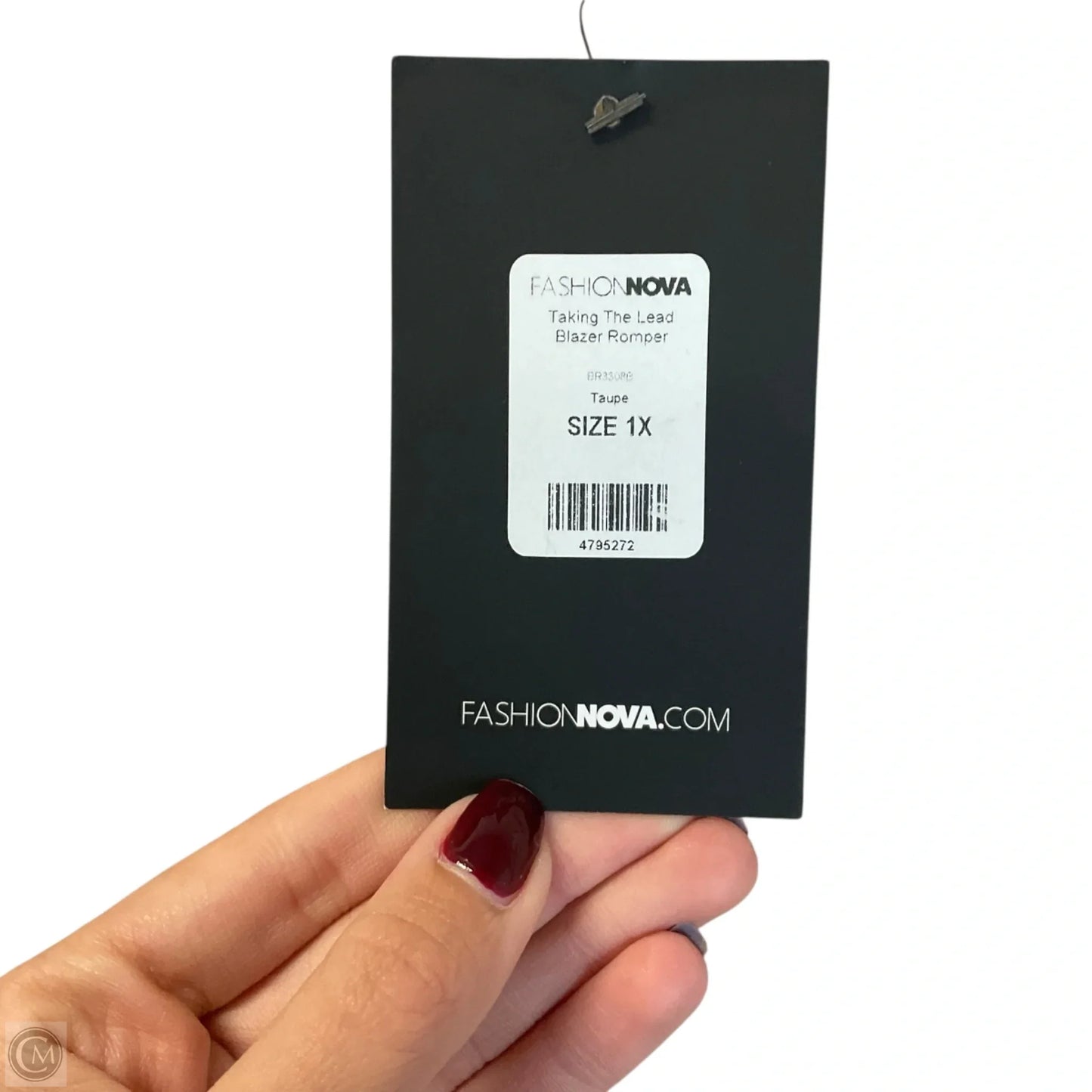 ROMPER By Fashion Nova In Taupe, Size: 1x