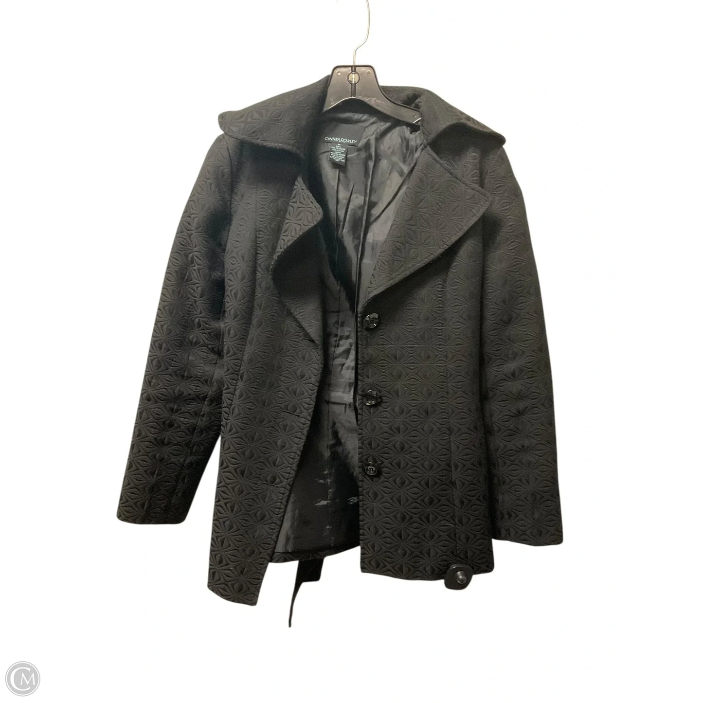 Coat Parka By Cynthia Rowley In Black, Size: M