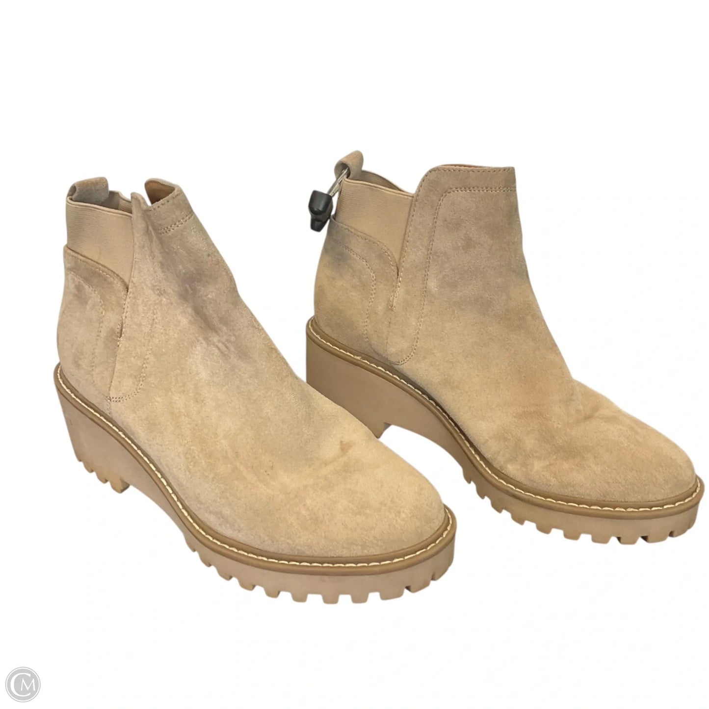 Boots Ankle Heels By Dolce Vita In Tan, Size: 7