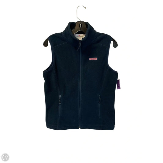 Vest Faux Fur & Sherpa By Vineyard Vines In Blue, Size: Xs
