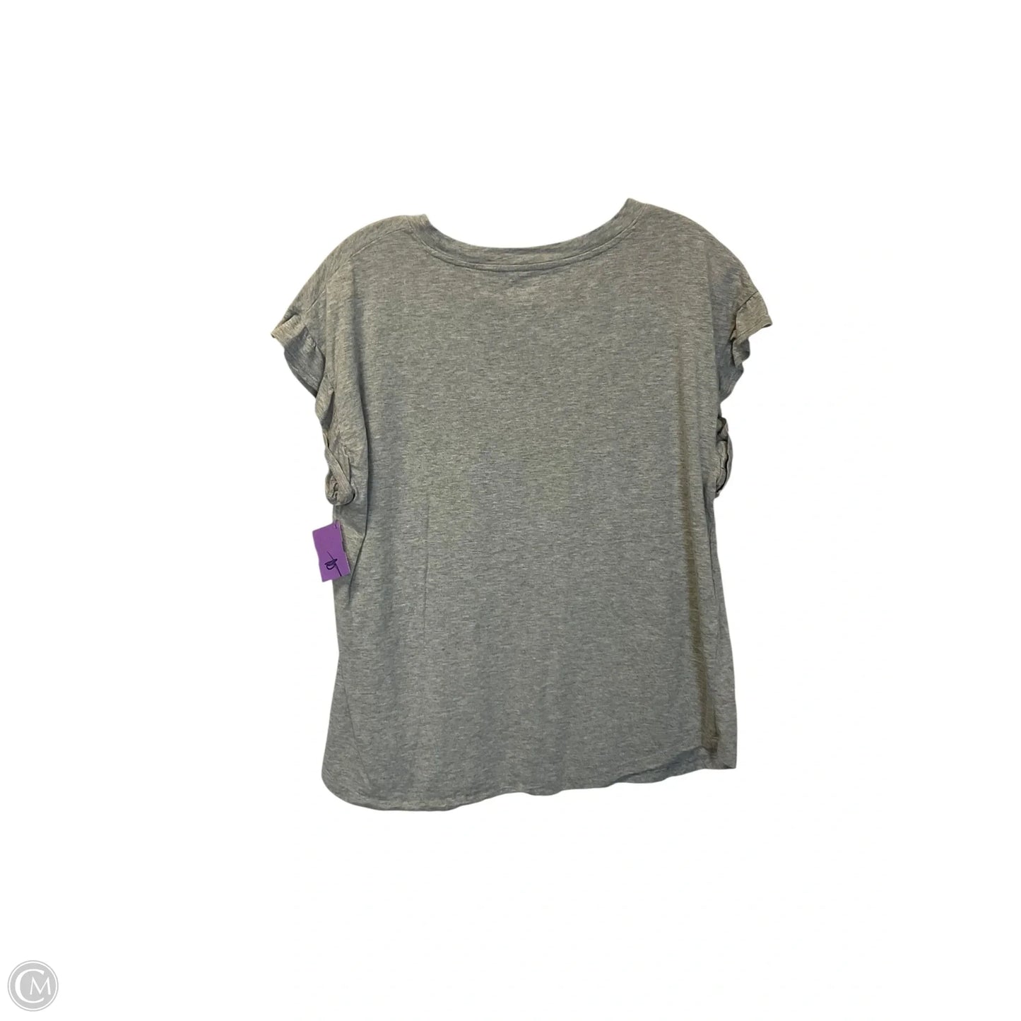 Top Short Sleeve By Crown And Ivy In Grey, Size: L