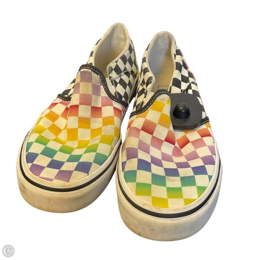 Shoes Sneakers By Vans In Multi-colored, Size: 6.5
