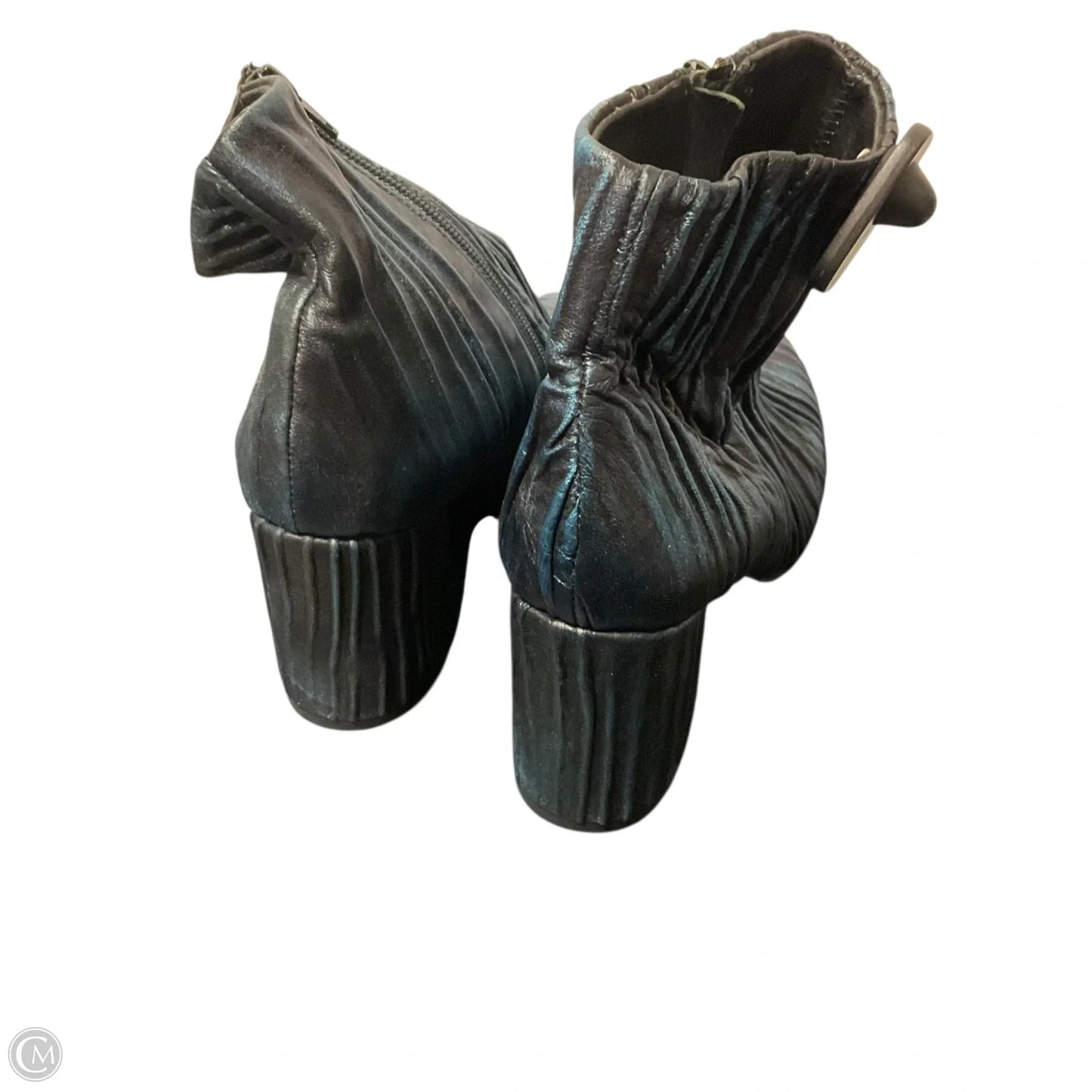 Boots Ankle Heels By Cmc In Blue, Size: 9