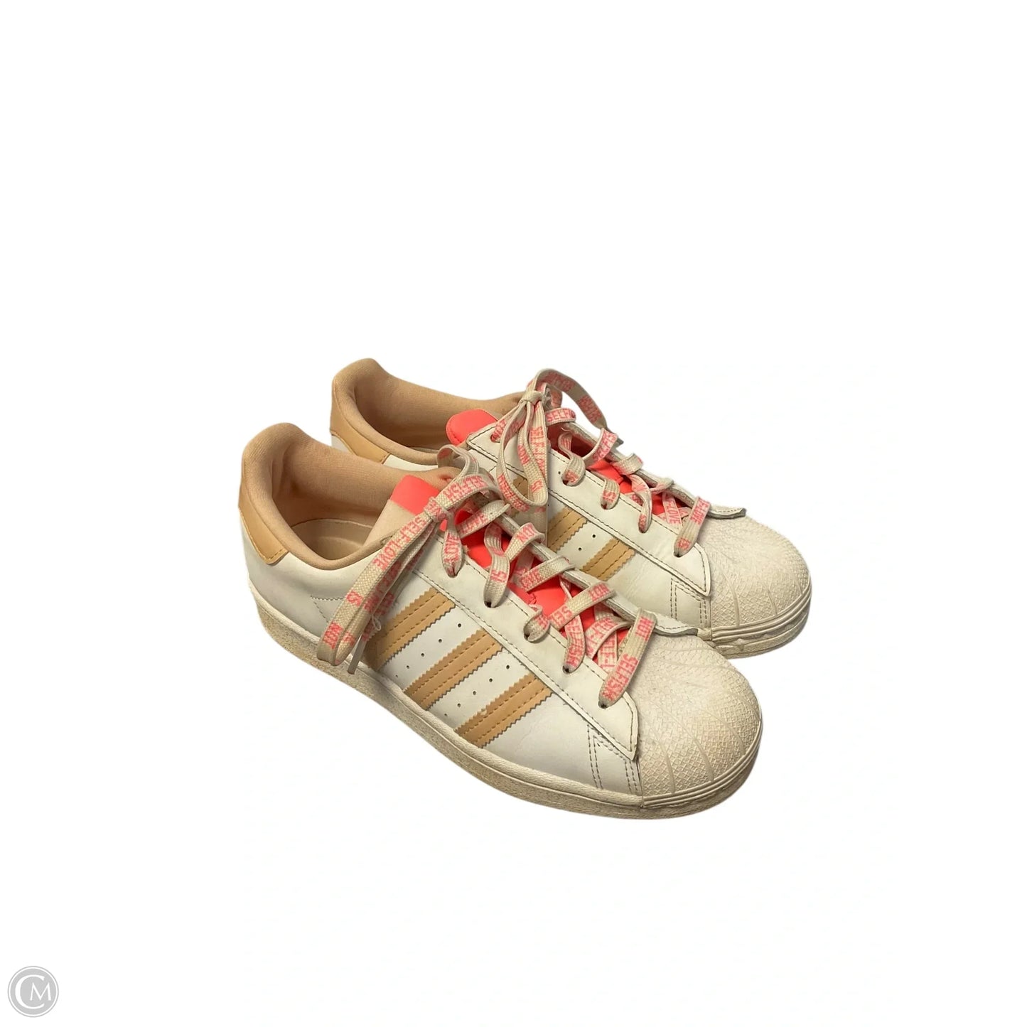 Shoes Athletic By Adidas In White, Size: 7