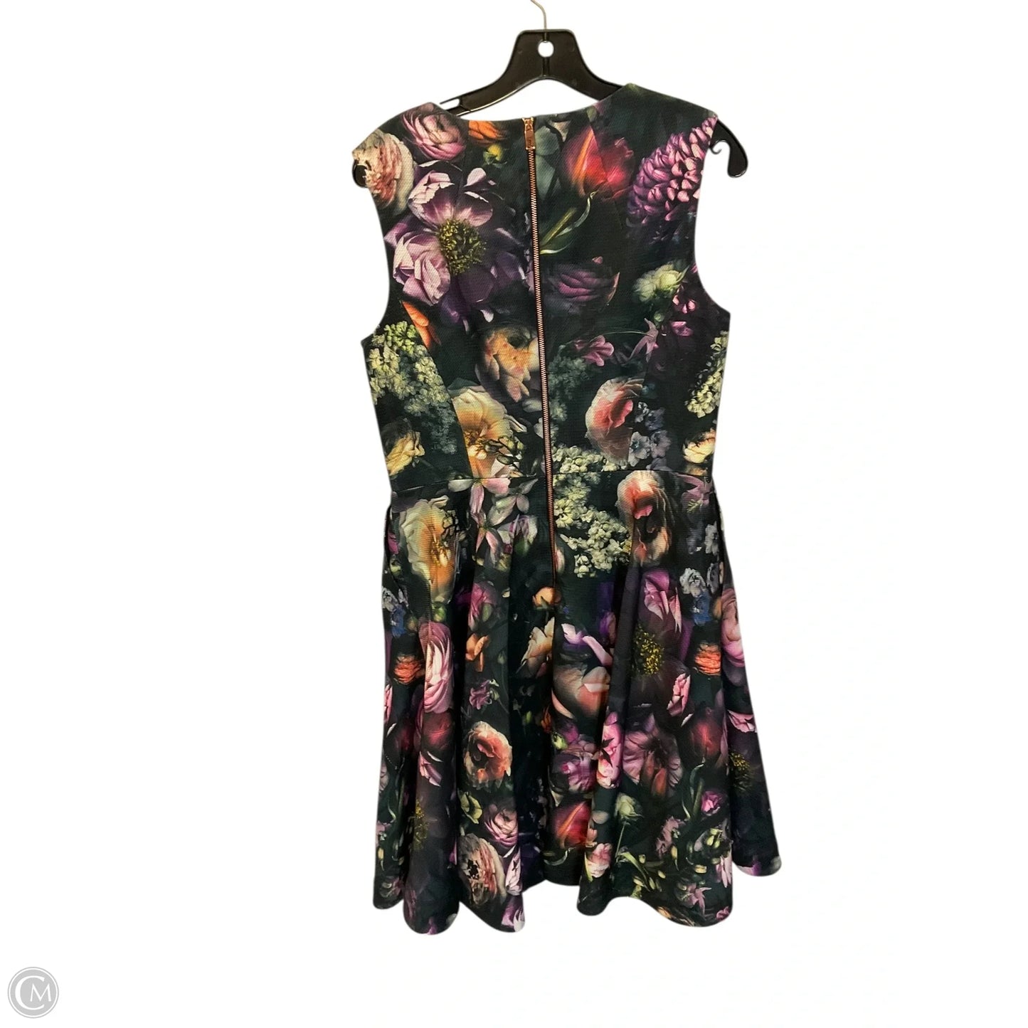 Dress Casual Midi By Ted Baker In Multi-colored, Size: M
