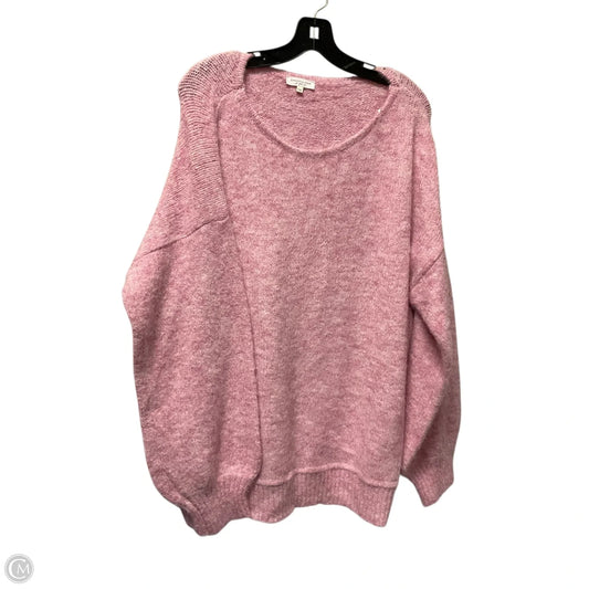 Sweater By Chicsoul In Pink, Size: 1x