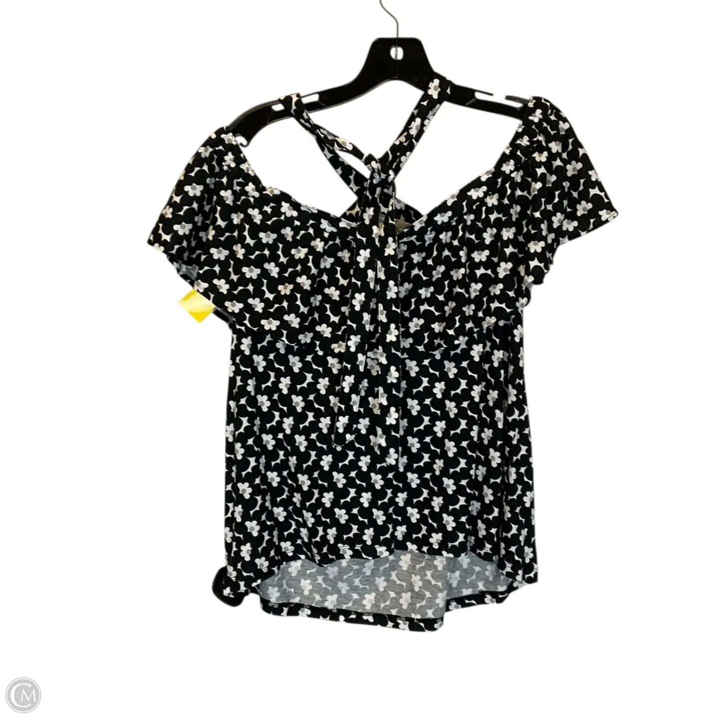 Top Short Sleeve By Michael By Michael Kors In Black, Size: M