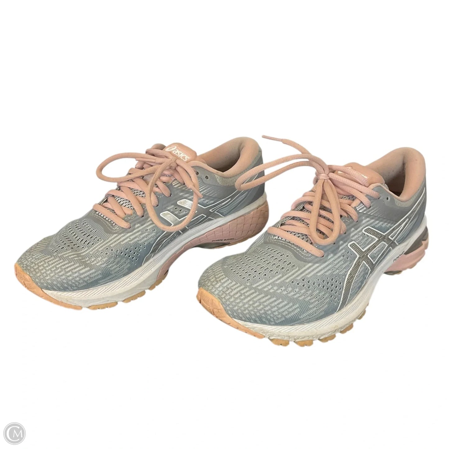 Shoes Athletic By Asics In Grey & Pink, Size: 7.5
