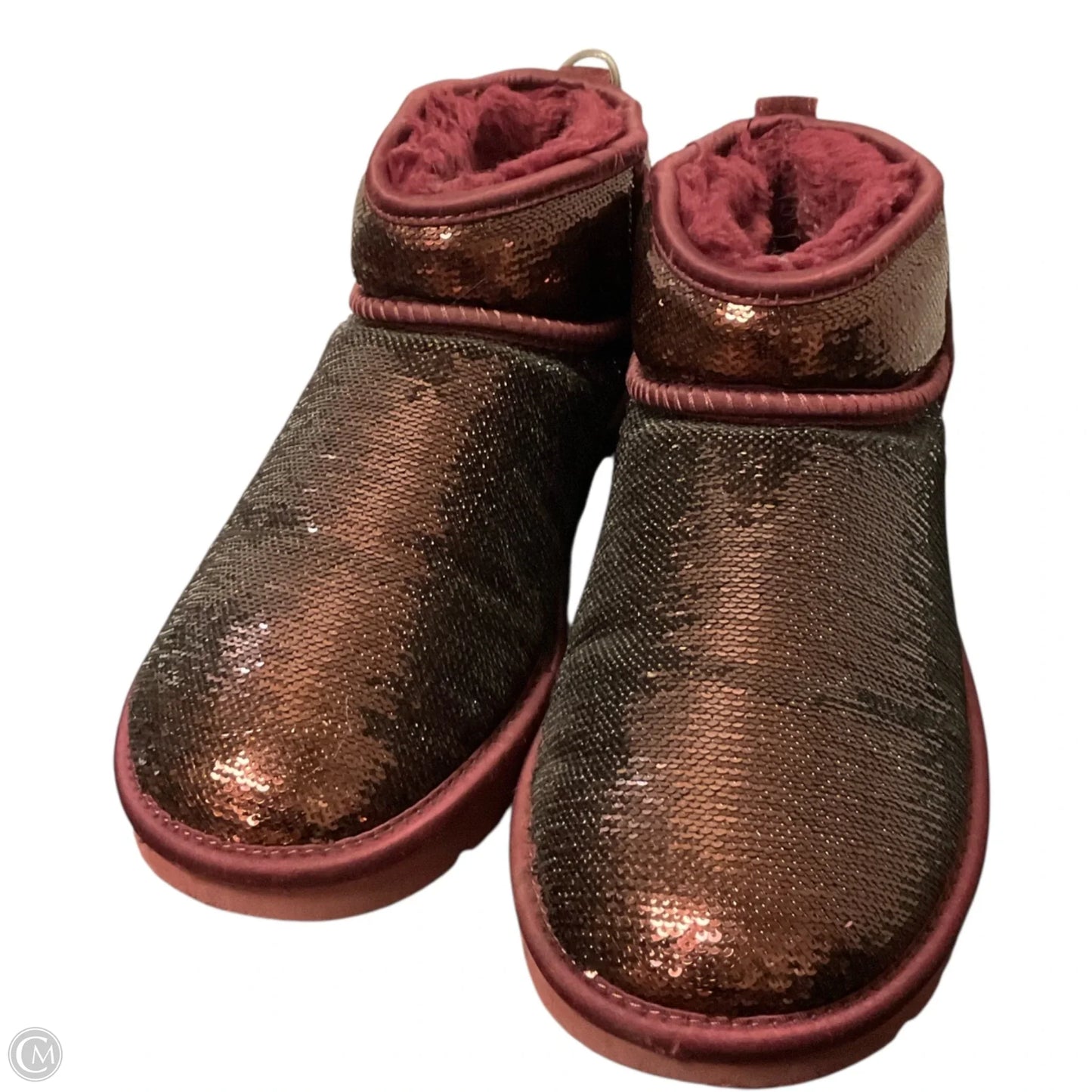 Boots Designer By Ugg In Red, Size: 9