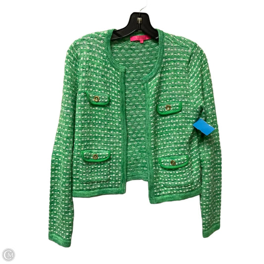 Cardigan Designer By Lilly Pulitzer In Green, Size: S