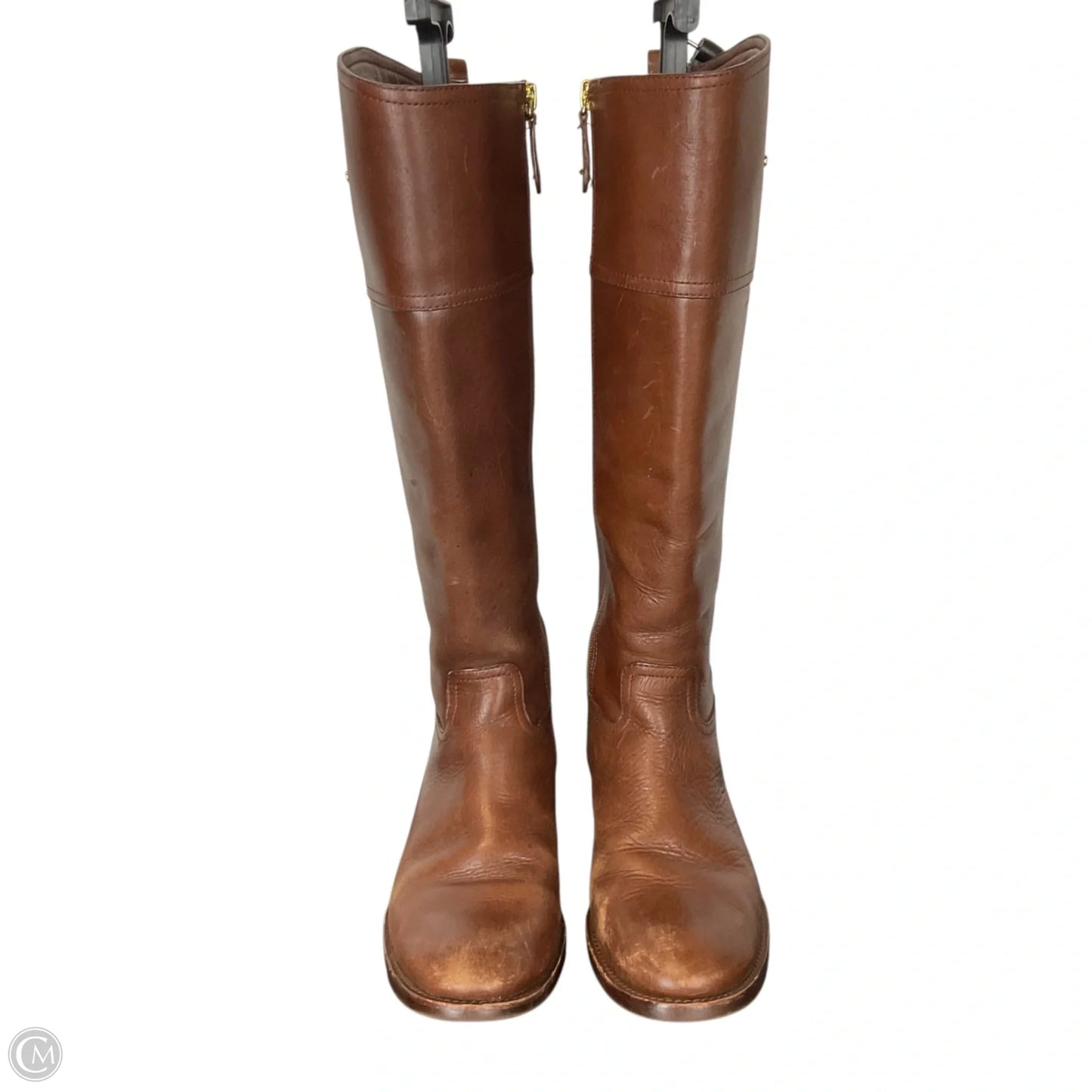 Boots Designer By Tory Burch In Brown, Size: 7