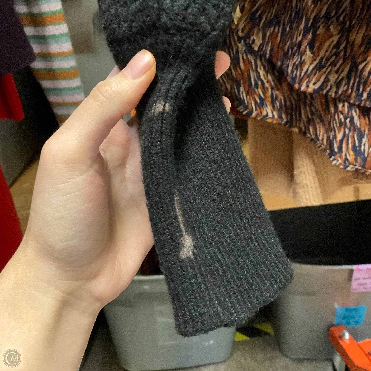 Top Long Sleeve By Entro In Black, Size: S