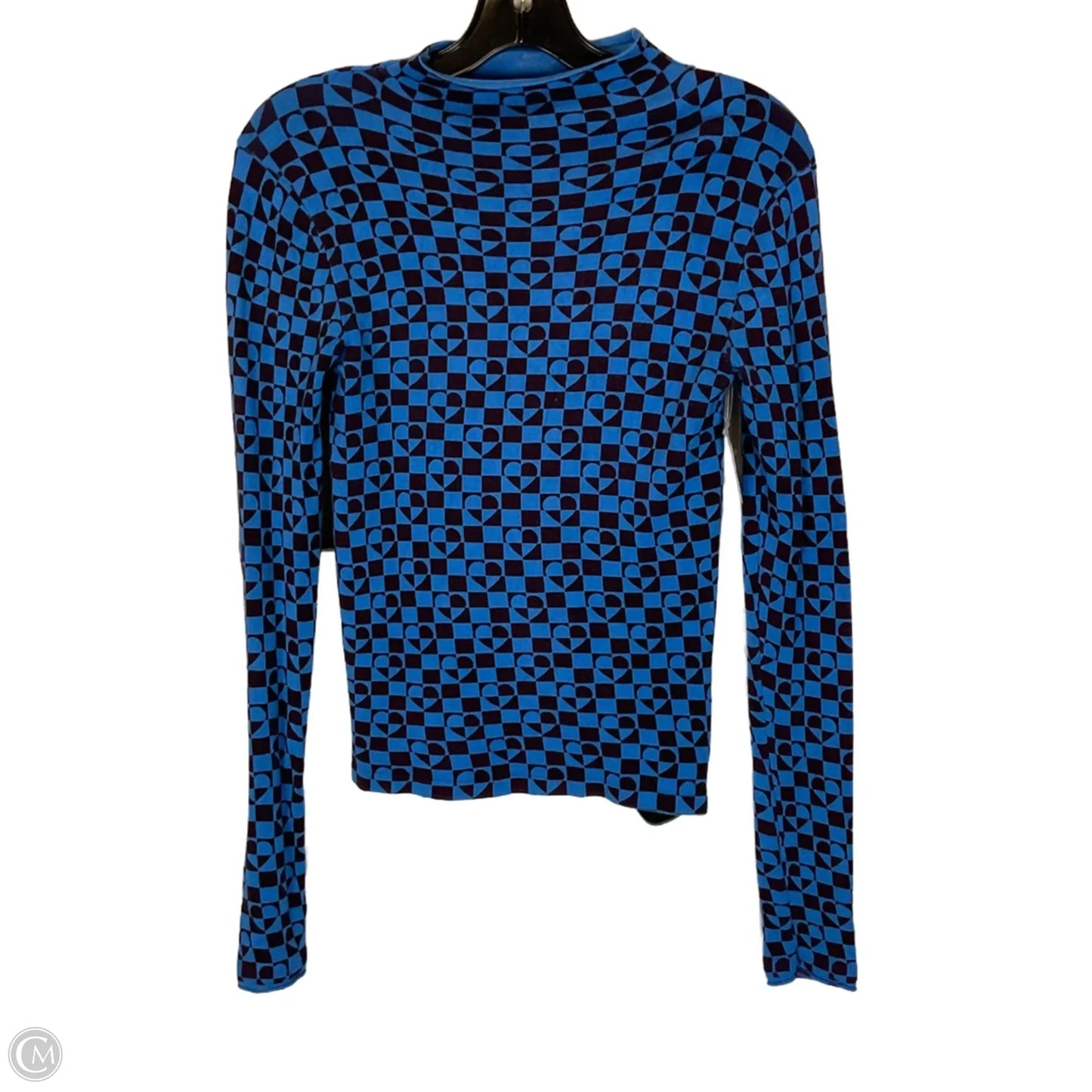 Top Long Sleeve By Urban Outfitters In Blue, Size: Xs
