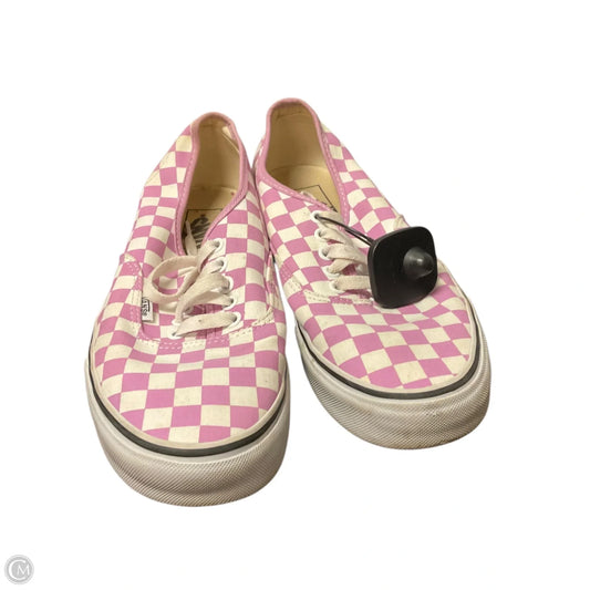 Shoes Sneakers By Vans In Checkered Pattern, Size: 10.5