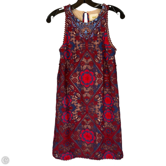Dress Casual Short By Maeve In Blue & Red, Size: 00