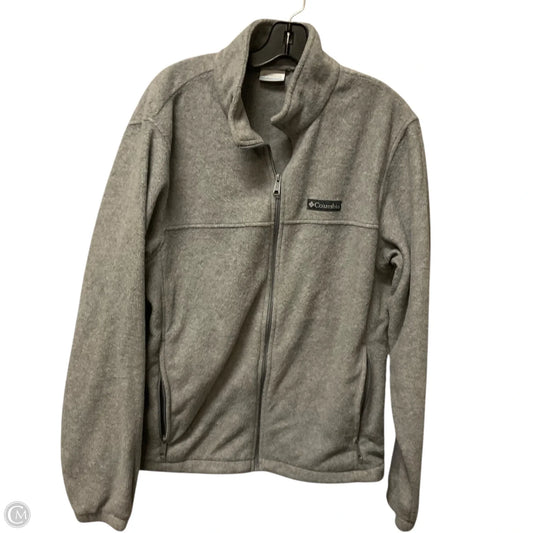 Jacket Fleece By Columbia In Grey, Size: L