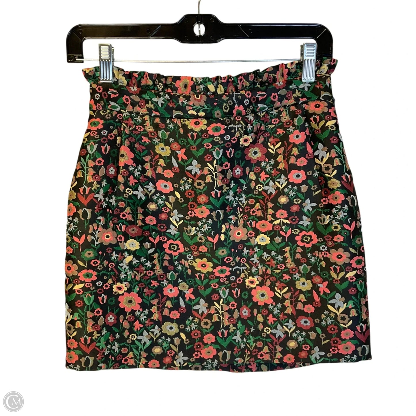 Skirt Mini & Short By Top Shop In Floral Print, Size: 4