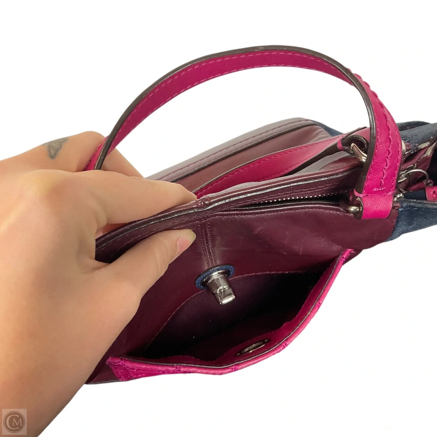 Crossbody Designer By Coach, Size: Small